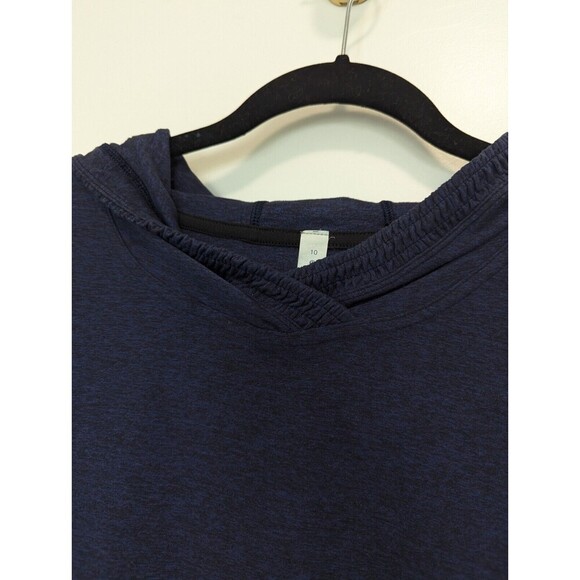 Lululemon Lead the Pack Hoodie Womens Size 10 Blue Sweater Athleisure Activewear - Picture 7 of 15
